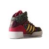 Adidas Originals Metro Attitude Coverage Slip Resistant Mid top Skateboard Shoes Women's Black Red Patchwork B35344