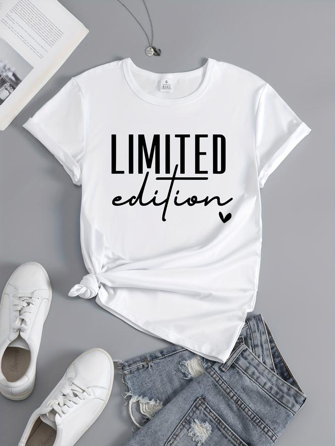 Unisexs Fashion Tshirt Casual Limited Edition Graphic Tee Fashionable Letter Urban Style Print Unisexs Round Neck Tshirt