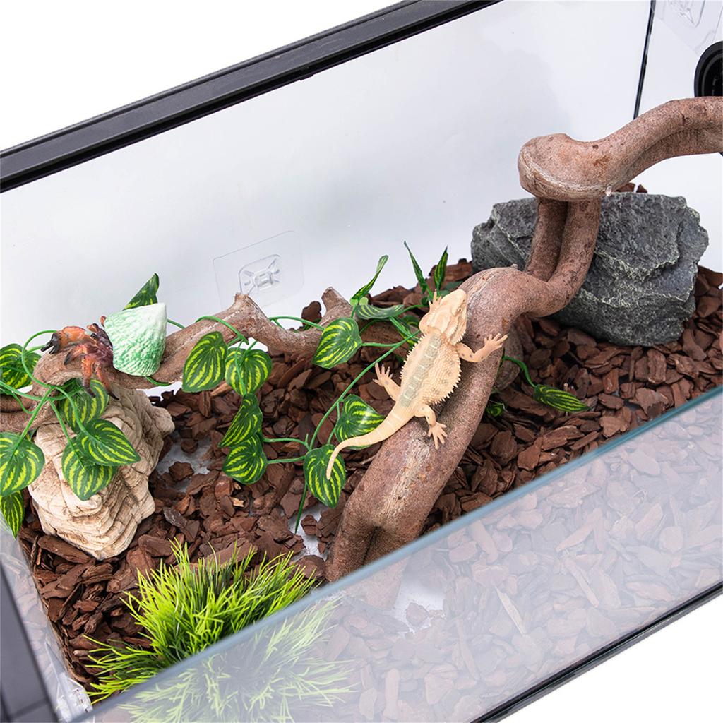 Reptile Habitats Decoration Terrarium Natural Rattan Climbing Branch Resting Shelter Vine for Snake Bearded Dragon