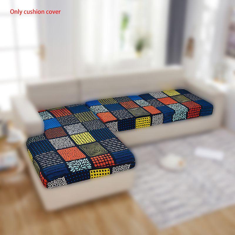High-quality Printed Elastic Sofa Seat Cushion Cover Durable And Soft Furniture Protector
