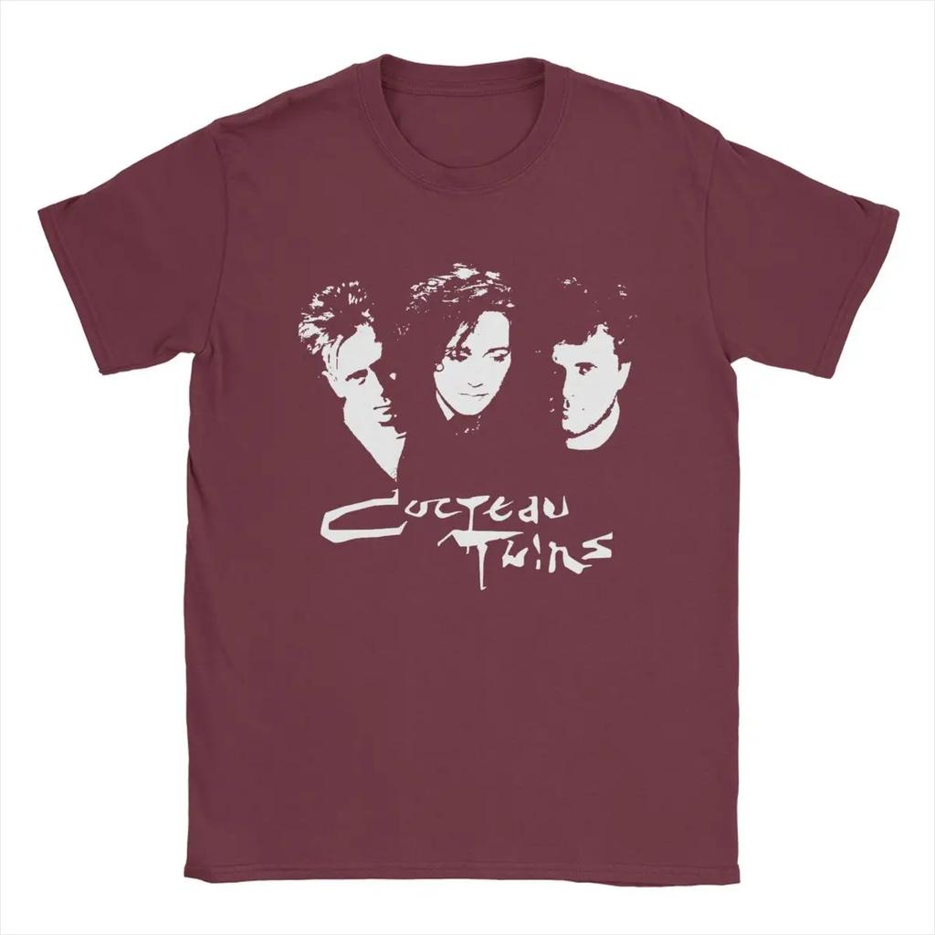 Men's T-Shirt Cocteau Twins Funny 100% Cotton Tee Shirt Short Sleeve T Shirt Crewneck Clothing Gift Idea