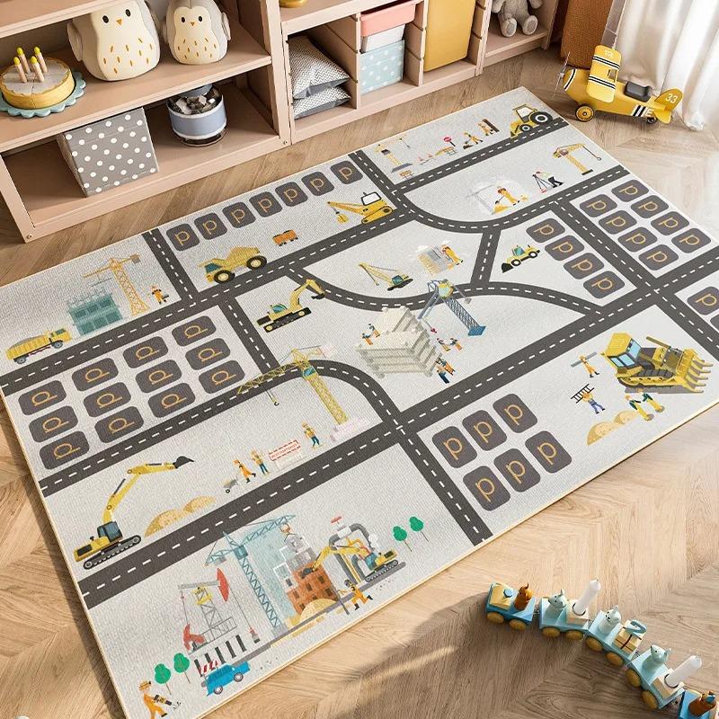 Kids Number Rug Educational Toy Non Slip Easy Clean Nursery Playroom Activity Center Decor Learning Mat Children Carpet Fashion