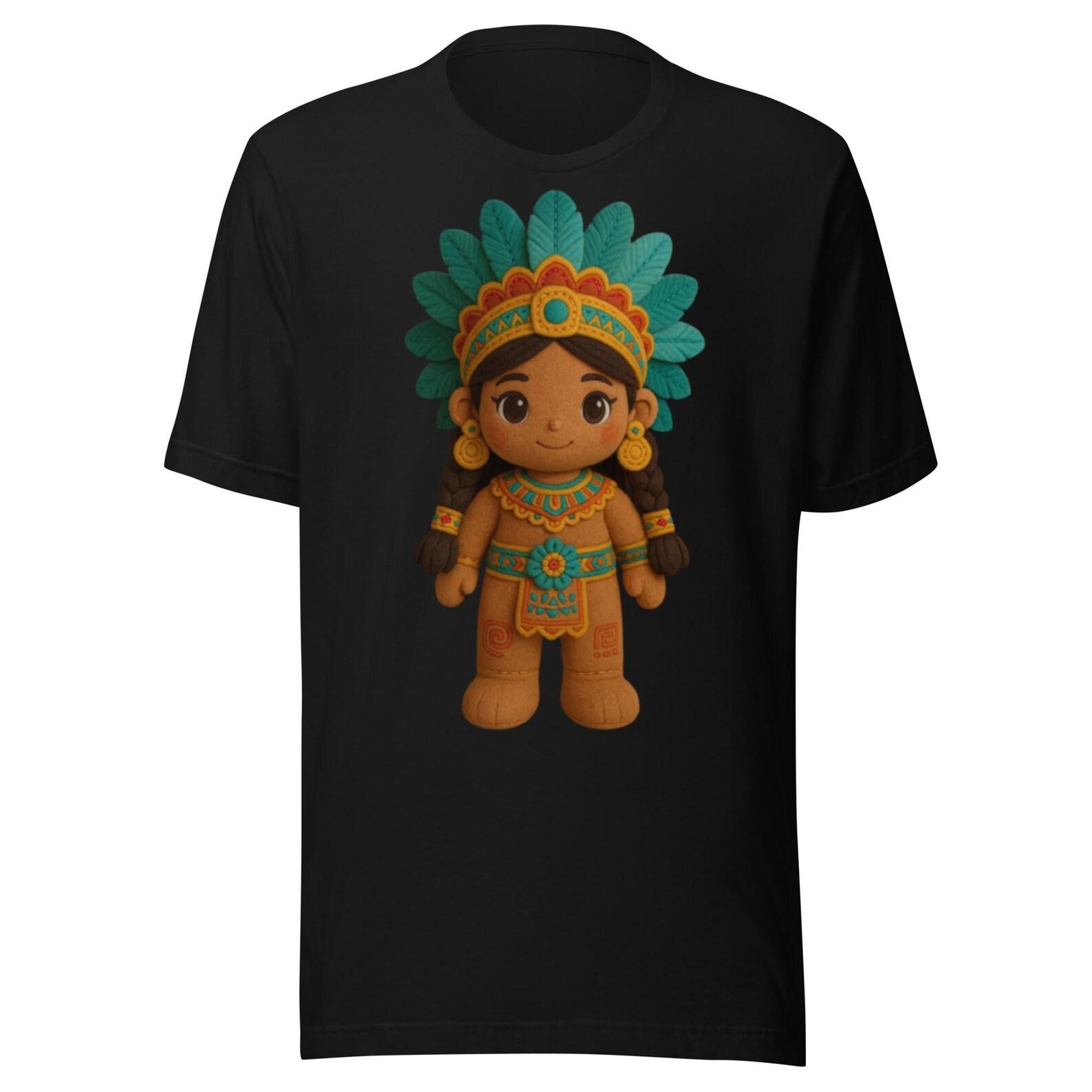 Aztec Princess Peluche Unisex t-shirt 4XL