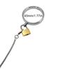 Cock Ring with Chain Penis Ring Stainless Steel Chastity Cage Slave Sex Toy BDSM Urethral Chastity