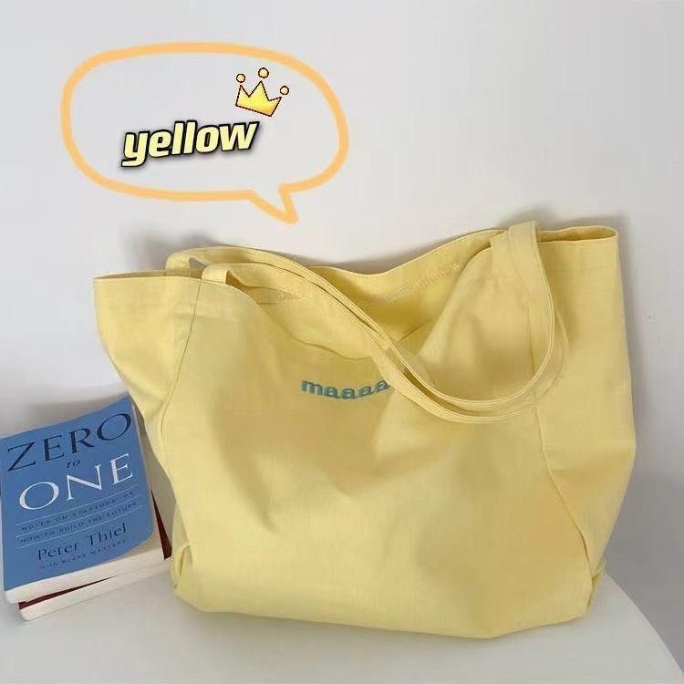 Casual Canvas Shoulder Bag For Travel And School With Zipper Closure For Students