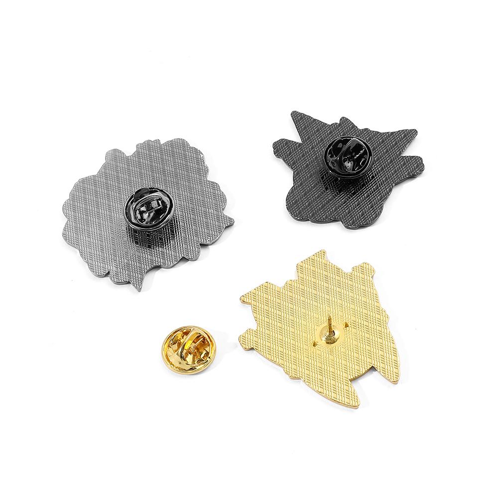 Anime Pokémon Emaille-Anstecker für Rucksäcke Niedliche Pikachu Gengar Glurak Broschen Metall Emaille Abzeichen Pins Pokemon Sammlung Geschenk