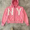 2024 Embroidered Hooded Cardigan: Unisex Loose-Fit Trendy Spring/Summer Jacket