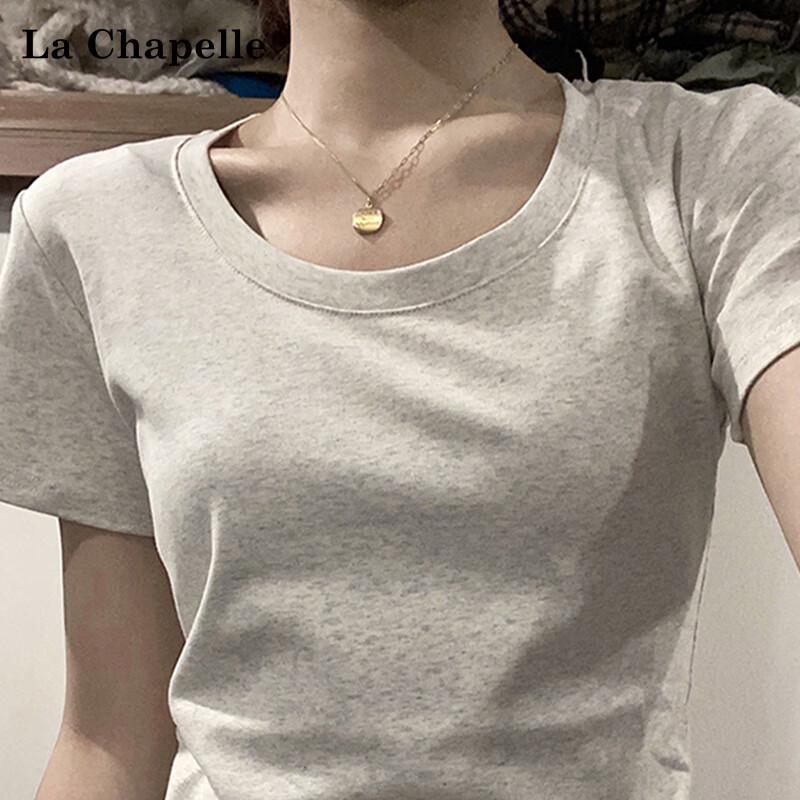 La Chapelle 2025 Women s Slim Fit Cotton Blend T-Shirt M