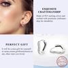 Hoop Earring New 925 Silver Earring Women Drop Earring For Wedding Engagement Birthday Party Fashion Jewelry Gift