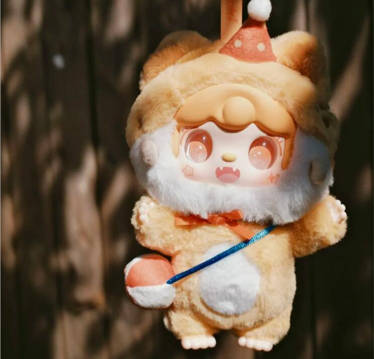 Echte Yooki 2.0 Vinylpuppe Geschenk Kätzchen Kindergarten-Serie Puppen Tasche Anhänger Überraschung Mädchen Geschenk