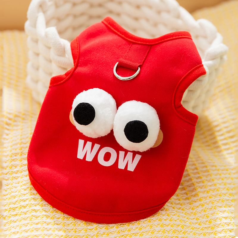Cats Keep Warm In Autumn and Winter, Thin Plush Hairless Cats In Early Autumn, Cute Big Eyes, Cute Traction Puppy Dog Sweater, Pet Clothes