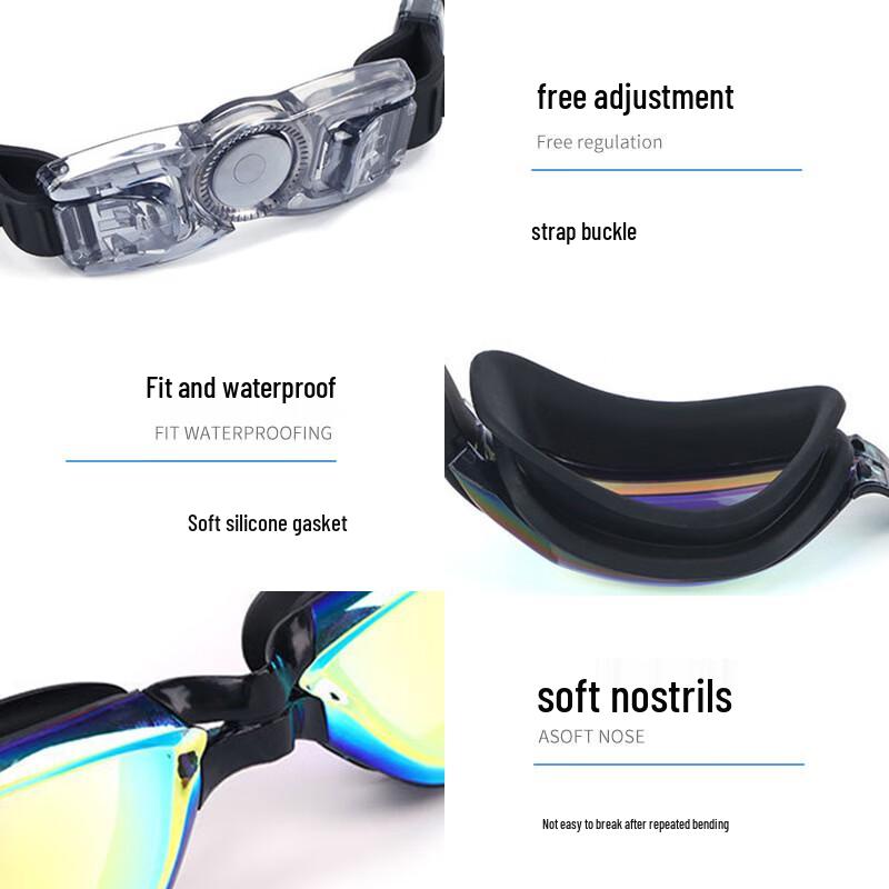 Kids Anti-Fog Swim Goggles & Cap Set