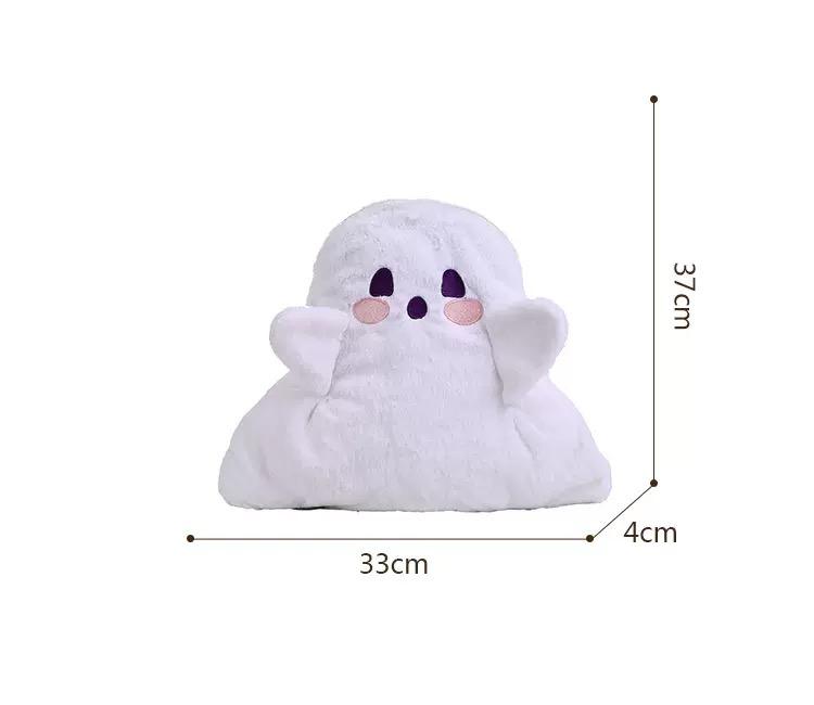 Fashionable Halloween Ghost Personalized Plush Japanese Backpack Multi-Functional Single Shoulder Crossbody Bag