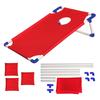 Outdoor Sandsack-Wurfspiel-Set Tragbares Cornhole-Spiel Faltbare Hof-Wurfspiele Camping Mannschaftssportarten Geschenk für Erwachsene und Kinder