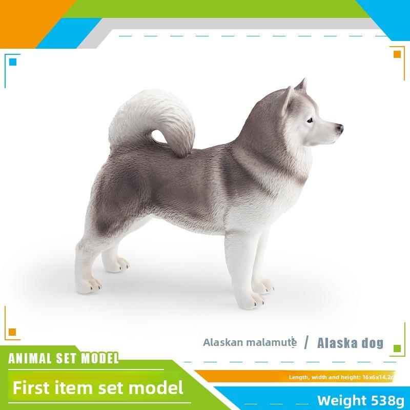 Pet Bernese Mountain Dog Alaskan Pvc Static Models For Kids Learning Gift