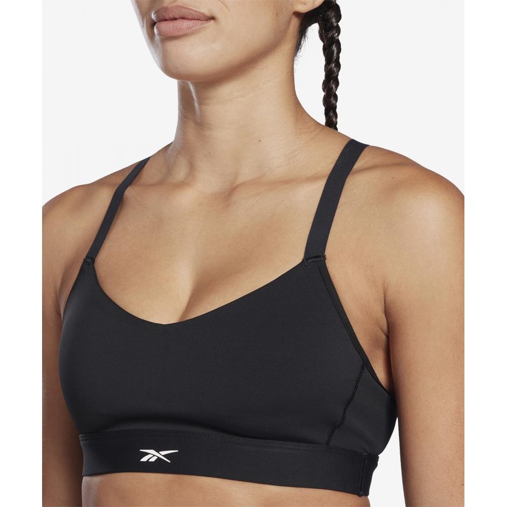Reebok S Lux Strappy SportS Bra   Black  H51841