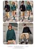 Loose Solid Color Round Neck Hoodie - Unisex Long Sleeve for Couples, Spring & Autumn
