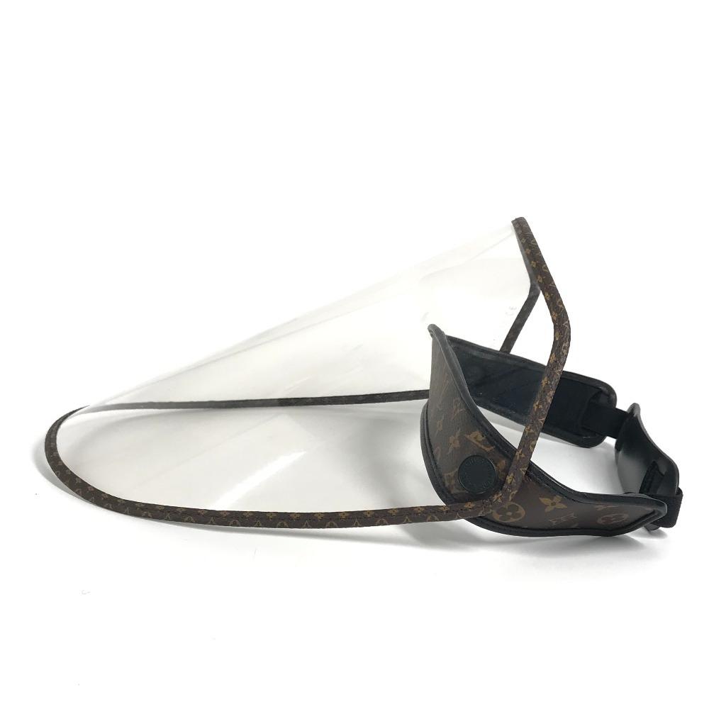 Louis Vuitton M76727 Monogram Viger LV Hat Face Shield Sun Visor Brown/clear