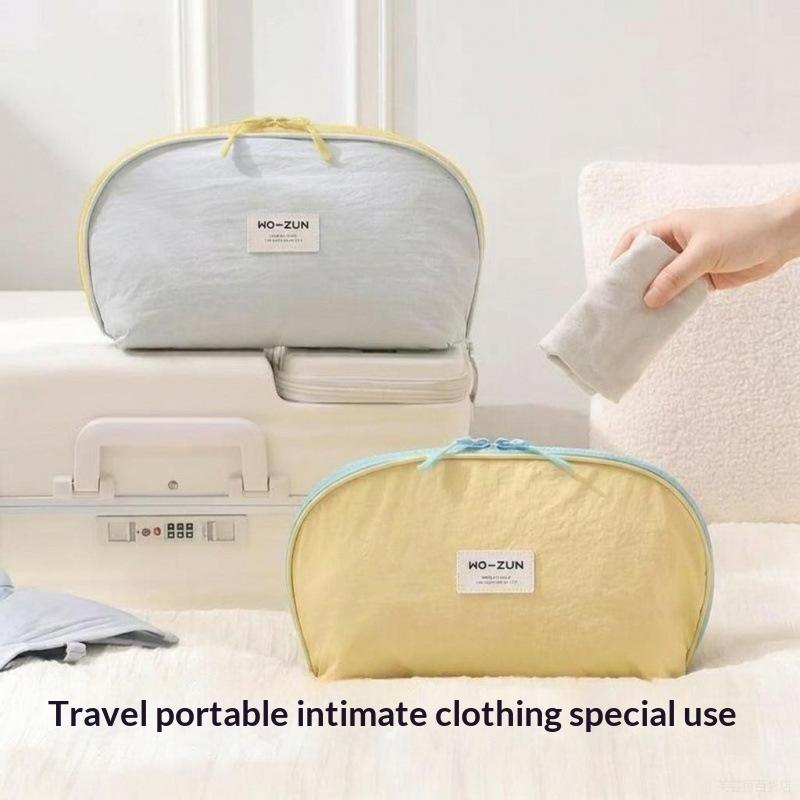 Water Resistant Travel Underwear Bra Storage Bag Large Capacity Portable for Holiday Camping Luggage Sorting