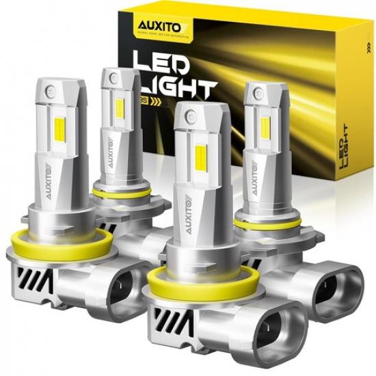 9005 H11 LED Headlight KIT Combo Bulbs 6500K High Low Beam Super Bright White