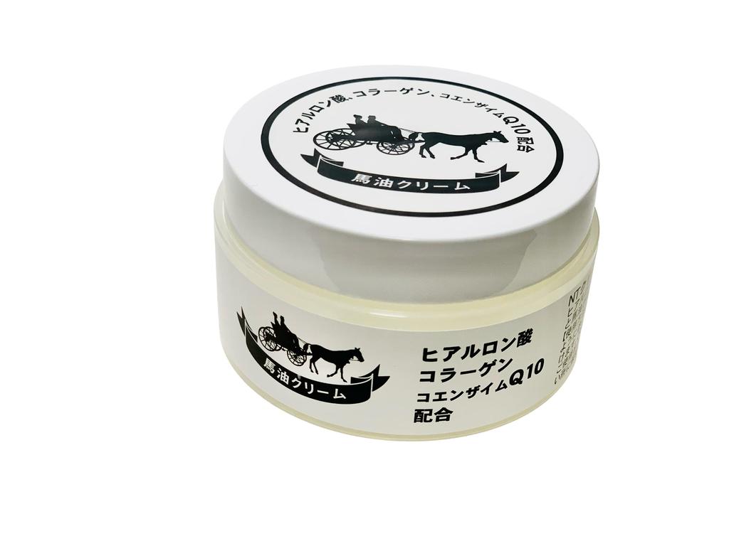 NT Cream Horse Oil Skin Cream Hyaluronic Acid Collagen Coenzyme Q10 Sensitive Skin [Horse Oil] (100g)