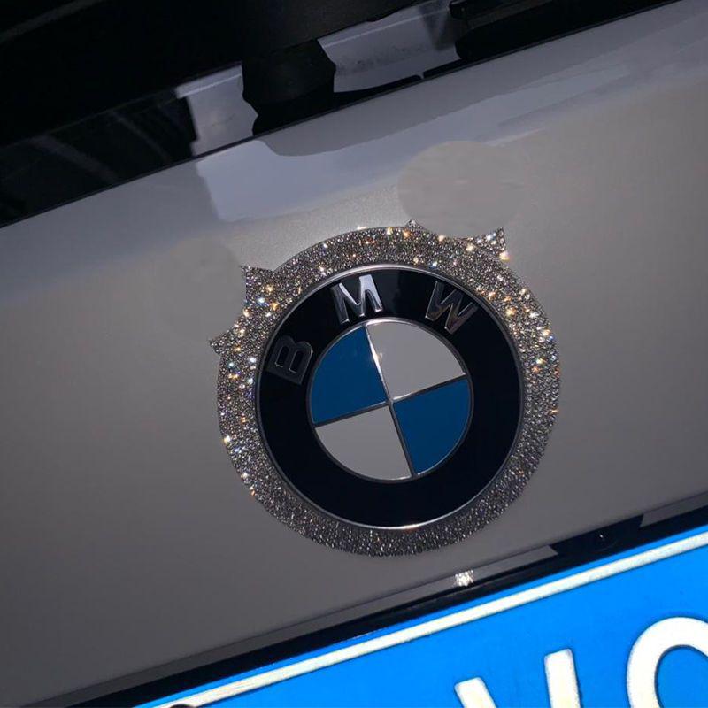 Autoaufkleber mit Kristall-Diamant-Logo für BMW 1er/3er/5er Reihe, X1/X2/X3/X5