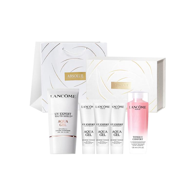 Lancôme Small white tube set 30ml+10ml*3+powder water 125ml белый
