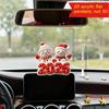 2D Flat Cute Red White Snowman Friends 2026 New Year Gift Pendant Christmas Ornament Cartoon Design Snowflakes Home Decor