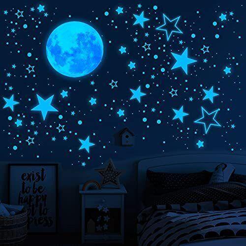 Glow-in-the-dark stars tapestry 75x100