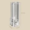 Transparent Wall-Mounted Hand Sanitizer Dispenser 500ML Large Capacity Non-Drip Soap Holder for Home Bathroom