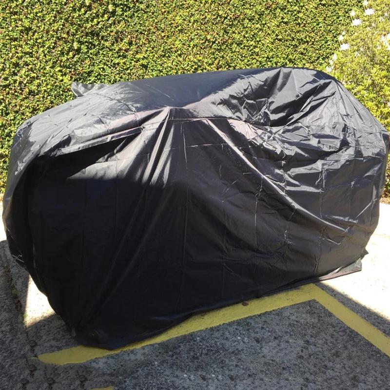 Quad Bike ATV Cover Universal 190T Waterproof Dustproof Motorcycle Vehicle Scooter Kart Motorbike Covers M L XL XXL XXXL Black