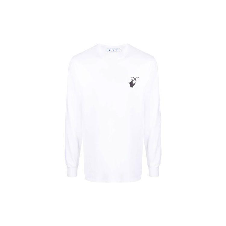 

Off-White Футболка Degrade Arrows L/S белая/мульти мужская уличная одежда OMAB001F21JER0010184
