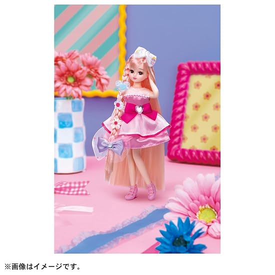 Takara Tomy Licca-chan Doll LD-06 Long Hair Licca-chan EX Dress-up Pretend Play Toy Ages 3 and up
