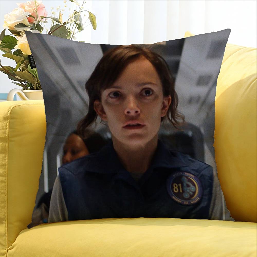 R-Ryland G-Grace Various Sizes Square Pillow Case For Car Home Bedchamber Decor Peach skin 18*18(CM)-1Pcs