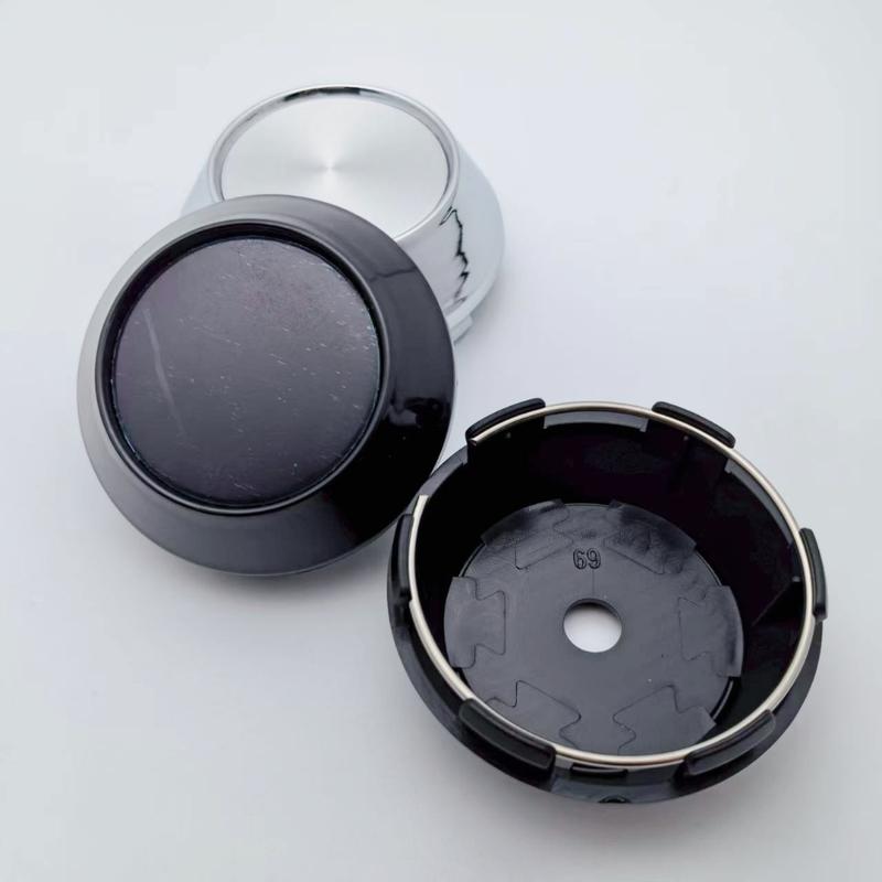 4pcs 60mm 64mm 65mm 68mm 69mm No Logo Emblem Car Wheel Center Caps Wheels Hub High Cap Rim Hubcaps Dust Cover Car Accessories