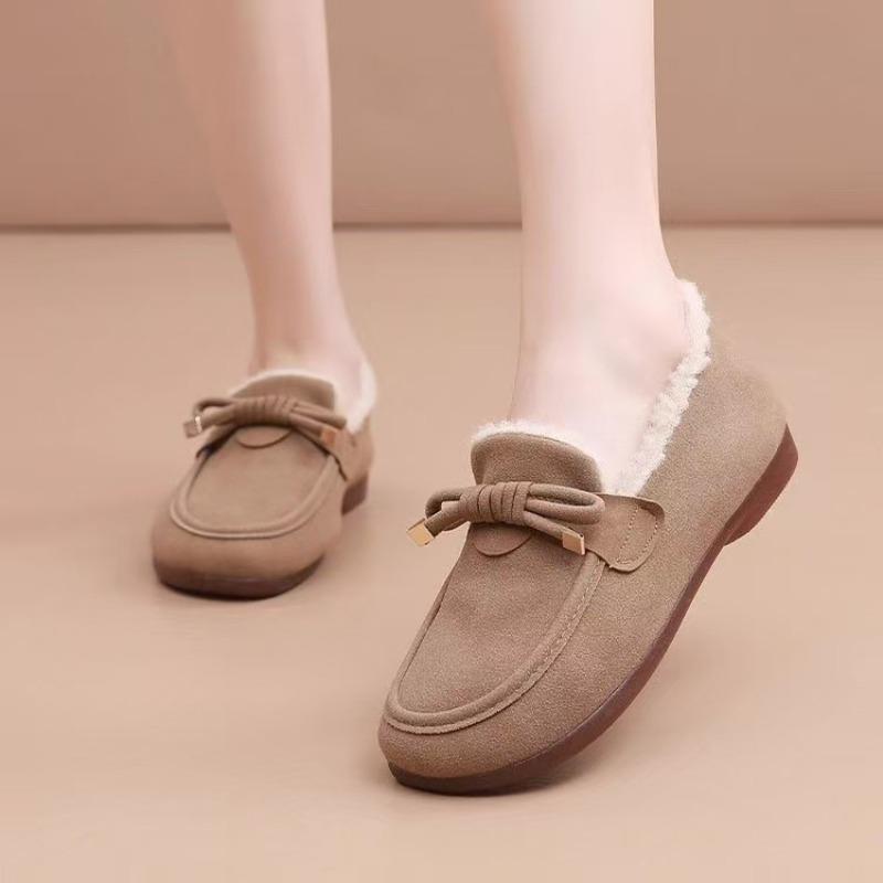 

Новые хлопковые туфли женские зимние бархатные теплые туфли Doudou модные универсальные туфли нескользящие с мягкой подошвой хлопковые ботинки утолщенные 40