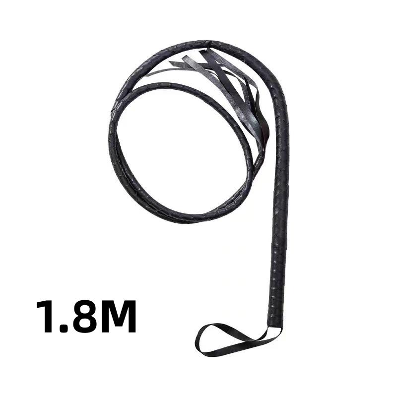 Xiaomi 1.8m Synthetic Leather Whips Prop Whips PU Leather Whip Western Cowboys Circus Trainers and Role-Playing Accessories
