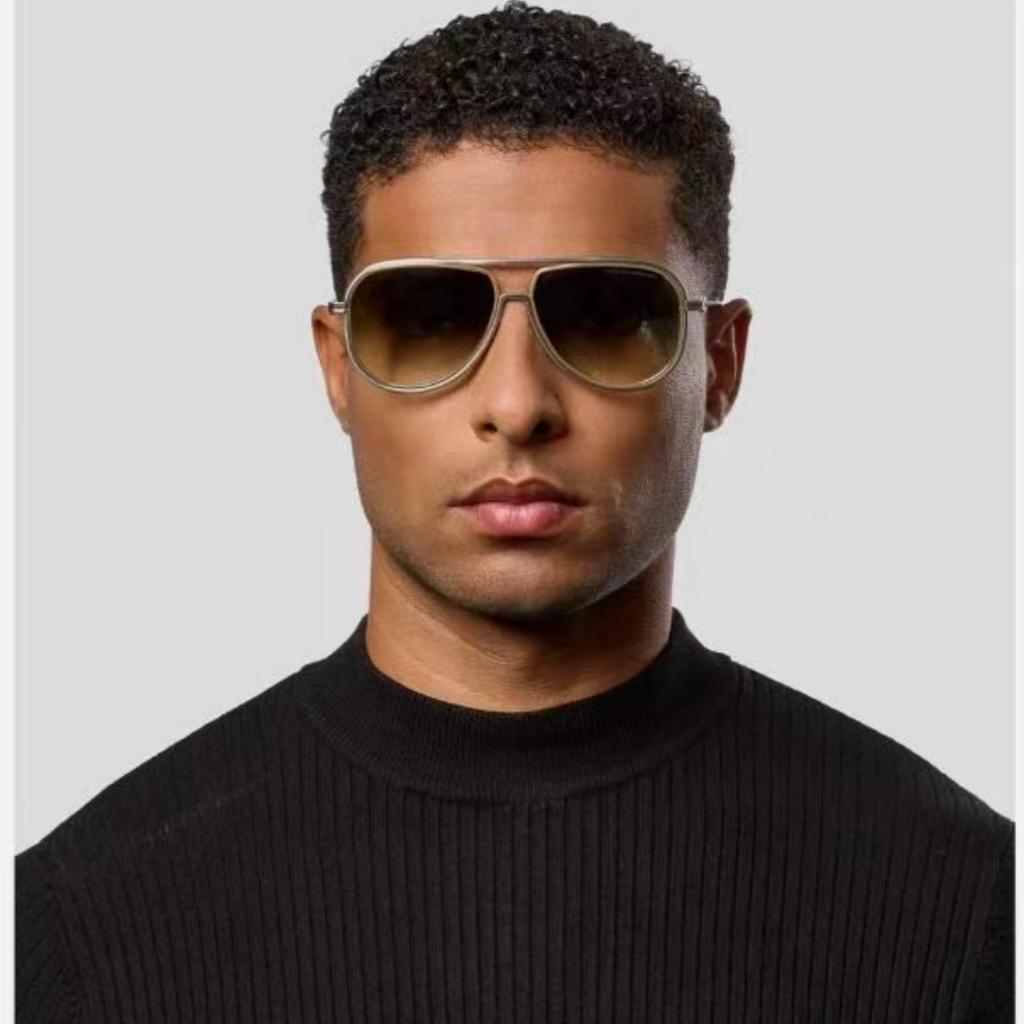 DTS188 Unisex Handmade Aviator Sunglasses - Trendy Metal Design for Parties & Sun Protection