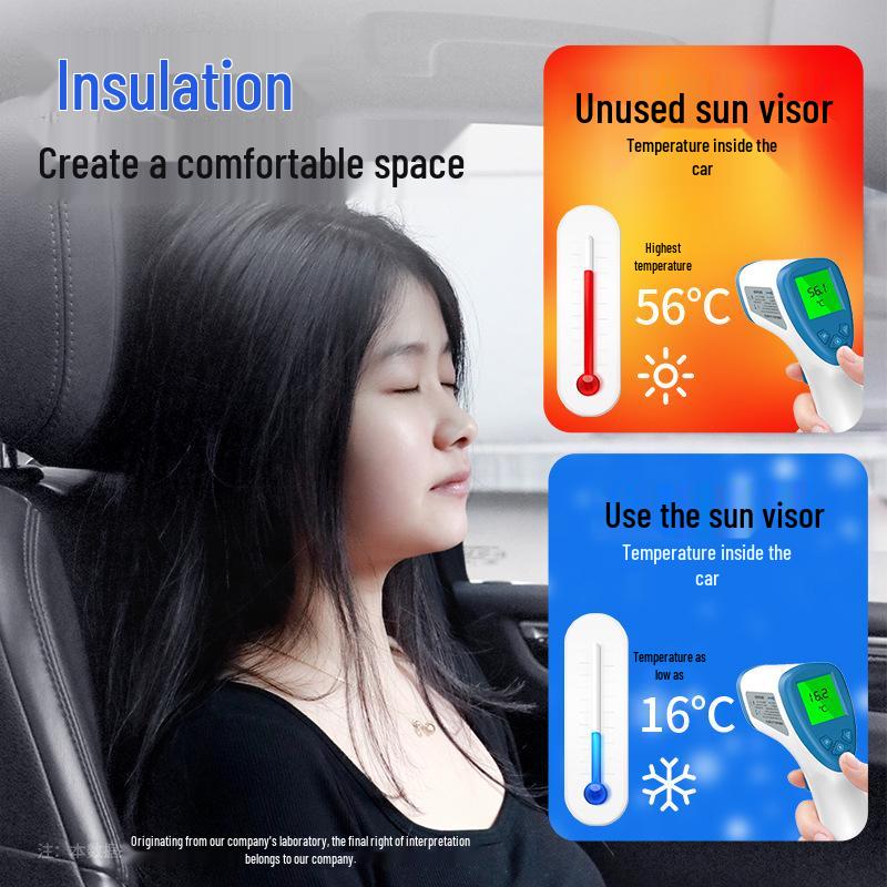 Custom Logo Car Windshield Sunshade - Heat & UV Protection Summer Visor