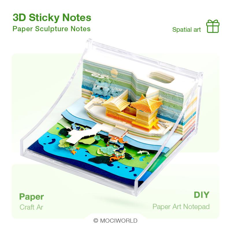 3d Calendar Natural Landscape Architecture Give as a Souvenir at Business Meetings Natural StyleGarden-style Architecture