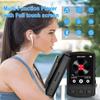 A7 Bluetooth 5.2 MP3 Player Back Clip Sports Music Walkman with Screen Recorder Support FM, Recording, eBook, Alarm Clock