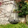 Solar Bird Baths Hangable Shower Bowl Solar Fountain For Bird Bath With Water Pumping Birdbath For Outdoor Garden