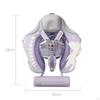Baby Swim Float with Canopy Non Inflatable Soft Stable Infant for Pool Purple