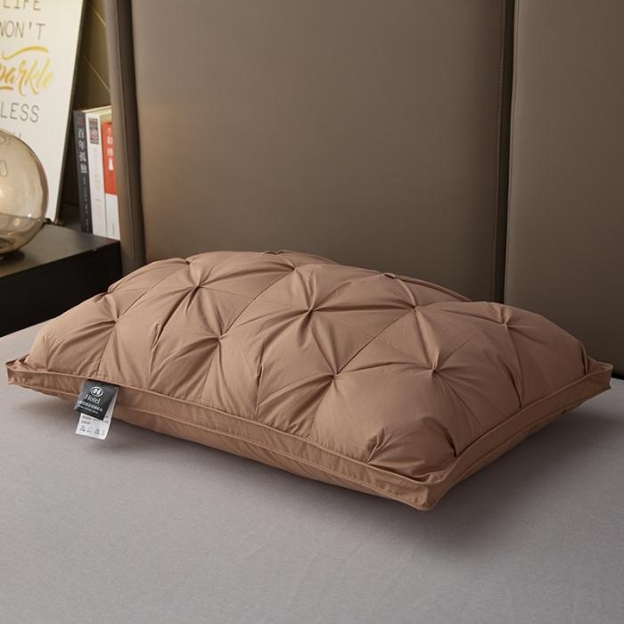 Down pillow pillow core protects cervical spine and helps sleep white goose down pure cotton twisted goose down pillow