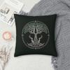 Viking Rug Tree Of Life Norse Mythology Square Pillowcase Cushion Cover Pillow Case Throw Pillow Cover for Home Bedroom Car