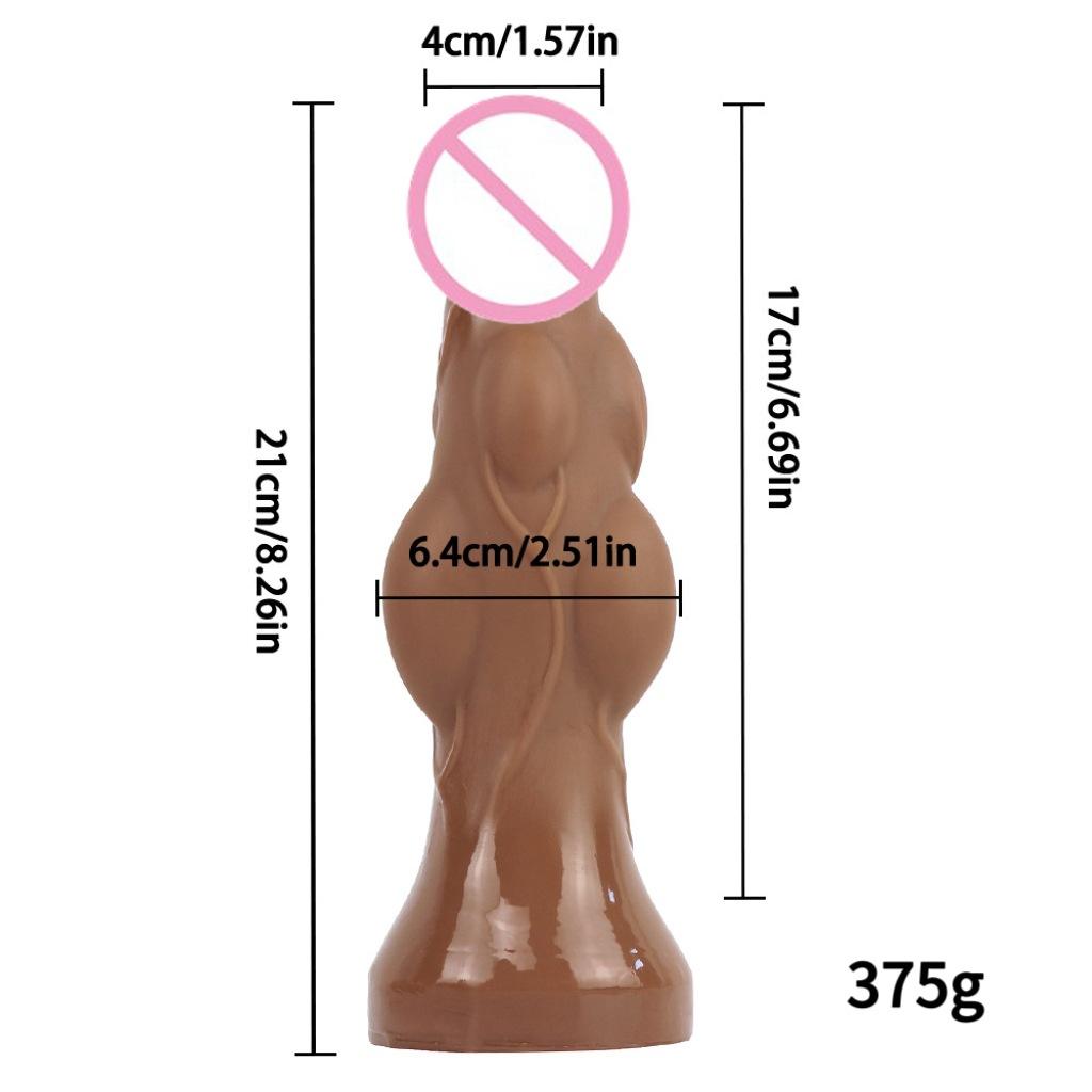 Simulation Shaped Phallus With Ball Shaped Posterior Anal Plug  Fake Penis  Gay Homosexual Sex Toy