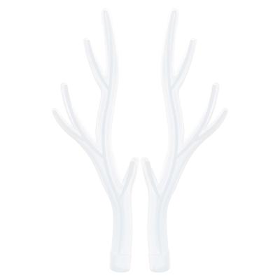 2 Pezzi Stampi in Silicone a Forma di Corna di Cervo e Ramo d'Albero per Decorazioni Fai da Te, Portaoggetti per Gioielli