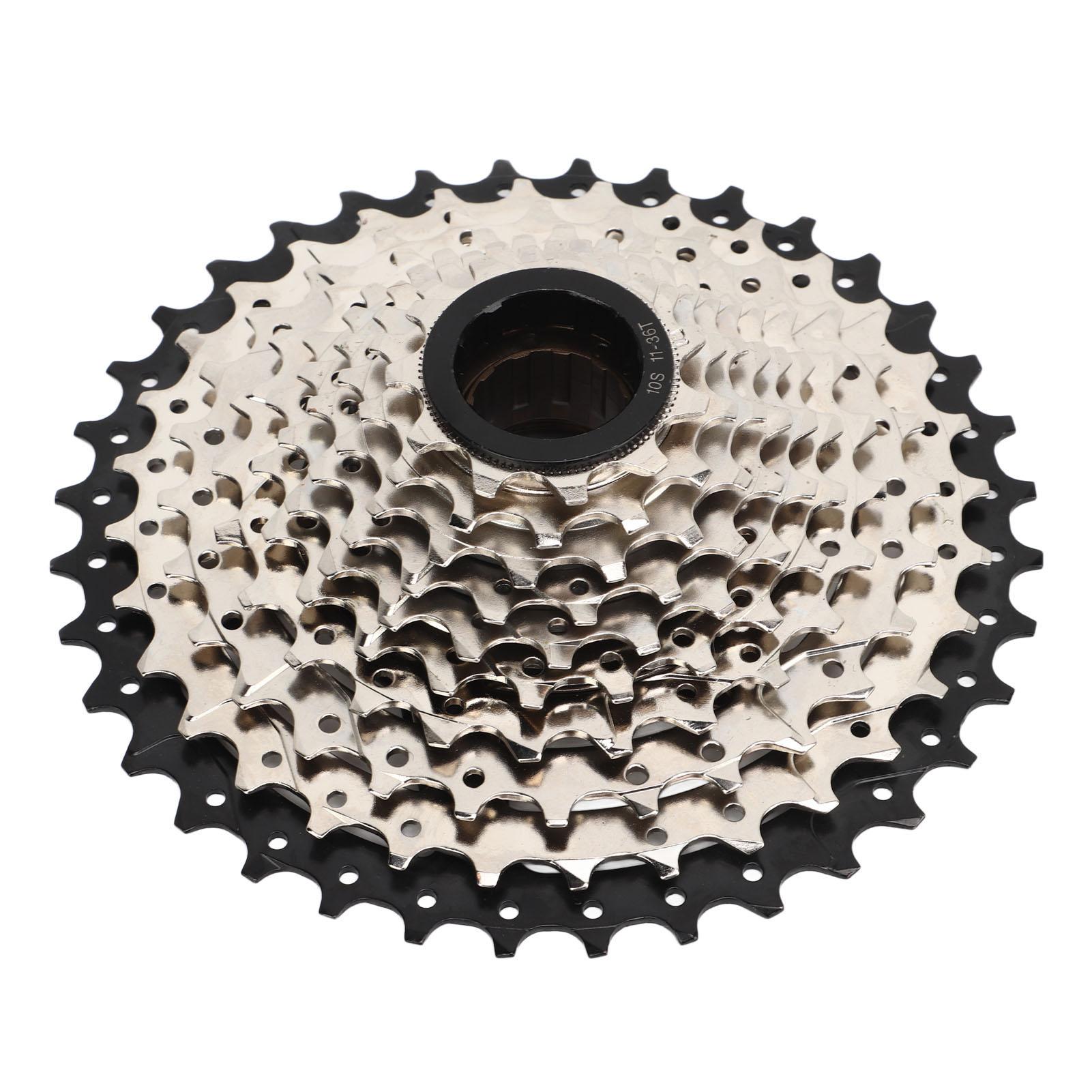 

Велосипедная трещотка 10 скоростей 11 36T Высокопрочная стальная велосипедная скоростная кассета для замены при езде на велосипеде