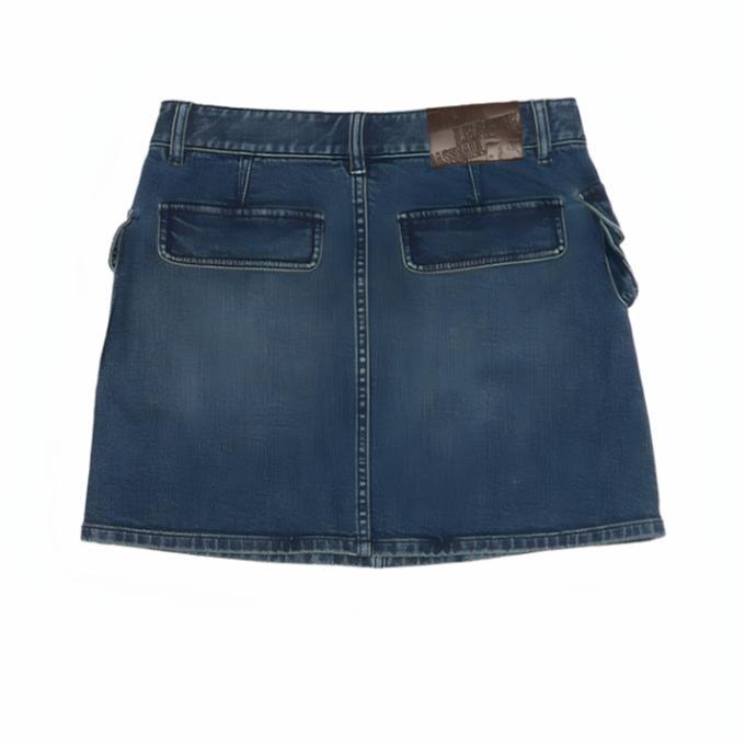 New MLB New York Yankees Denim Short Skirts Women's 3FDSB0254-50INS