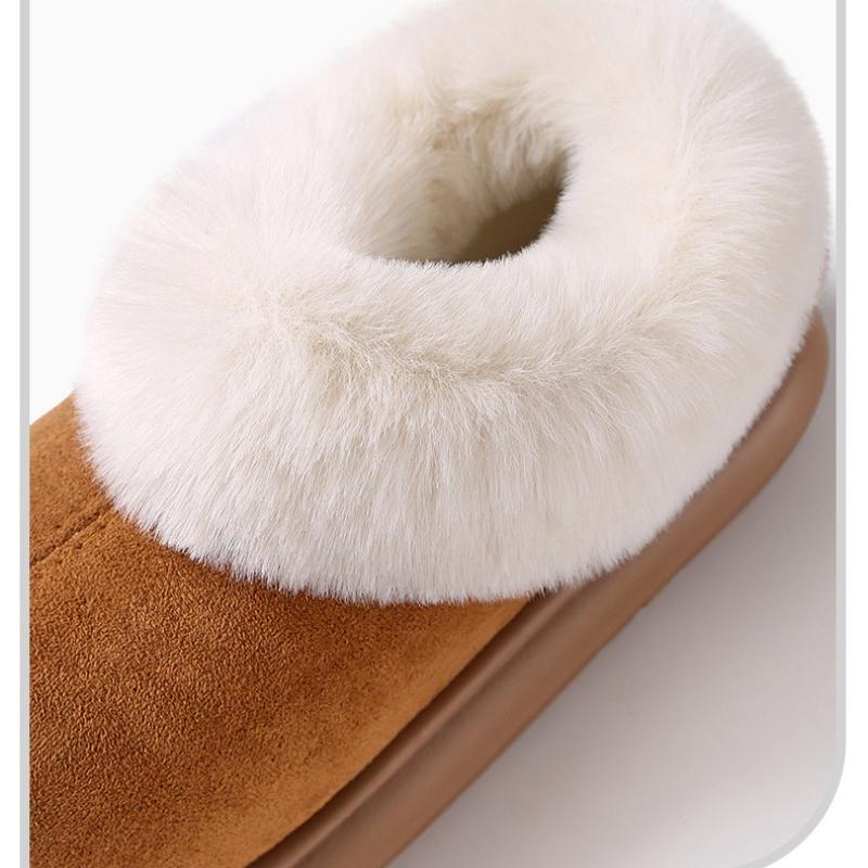 Cotton Slippers for Women, Anti-slip Plush Slippers, Winter Slippers for Ladies, Warm Shoes